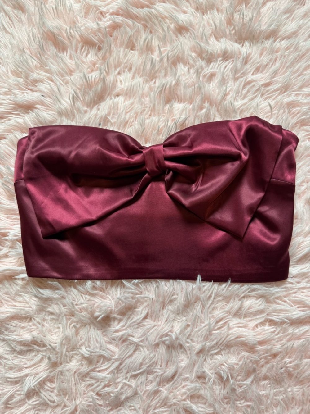 Altar’d state maroon strapless top